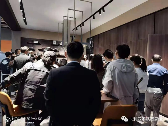 直击卡利亚不锈钢橱柜展馆热闹再现，打卡热点燃爆广州设计周